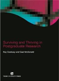 Surviving and Thriving in Postgraduate Business Research
