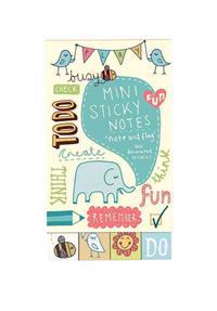 Kate Sutton Note and Flag Mini Sticky Notes