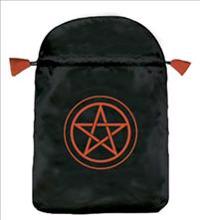 Pentacle Satin Tarot Bag