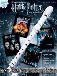 Selections from Harry Potter for Recorder [With Recorder]