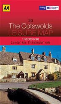 AA the Cotswolds Leisure Map