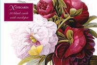 Card Box of 20 Notecards and Envelopes: Redoute Peony