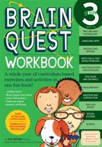 Brain Quest Grade 3 Workbook [With Stickers]