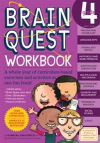 Brain Quest Grade 4 Workbook [With Over 150 Stickers and Mini-Card Deck and Fold-Out 