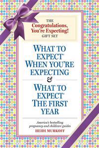 The Congratulations, You're Expecting! Gift Set: What to Expect When You're Expecting & What to Expect the First Year