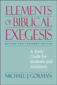 Elements of Biblical Exegesis