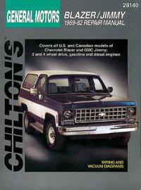 Chevrolet Blazer and Jimmy, 1969-82