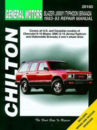 Chevrolet Blazer, Jimmy, Typhoon, and Bravada, 1983-93