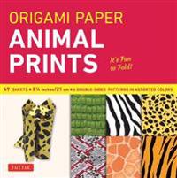Origami Paper Animal Prints