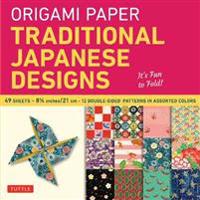 Origami Paper Traditional Japanese Designs Large