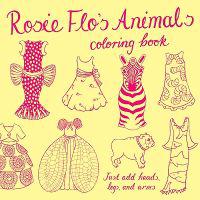 Rosie Flo's Animals Coloring Book