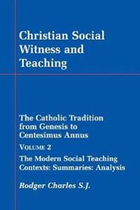 Christian Social Witness and Teaching