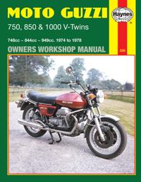Moto-guzzi 750, 850 and 1000 V-twins Owners Workshop Manual, No. M339