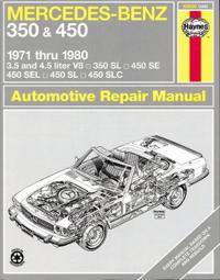Mercedes-Benz 350 and 450 V8's 1971-80 Owner's Workshop Manual