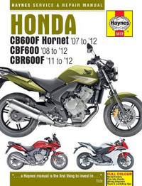 Honda CB600F Hornet, CBF600CBR600F Service and Repair Manual