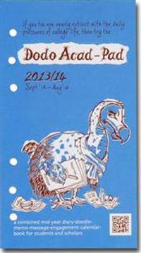 Dodo Acad-Pad Filofax-compatible Pers Org Diary Refill 2013/14 - Academic Mid Year Diary