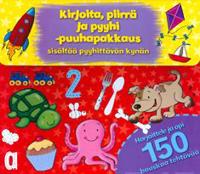 Kirjoita, piirrä ja pyyhi -puuhapakkaus