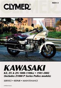 Clymer Kawasaki Kz, ZX, & Zn 1000-1100cc, 1981-2002: Includes Z1000 P Series Police Models