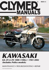 Clymer Kawasaki Kz, ZX, & Zn 1000-1100cc, 1981-2002: Includes Z1000 P Series Police Models