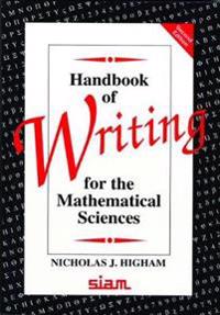 Handbook of Writing for the Mathematical Sciences
