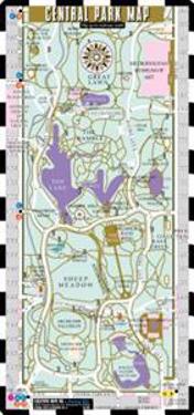 Streetwise Central Park Map - Laminated Pocket Map of Central Park, New York: Folding Pocket & Wallet Size Map for Travel