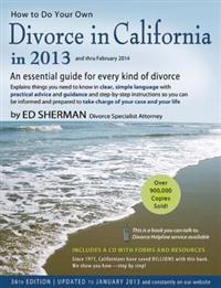 How to Do Your Own Divorce in California in 2013