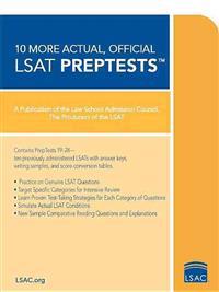 10 More Actual, Official LSAT PrepTests