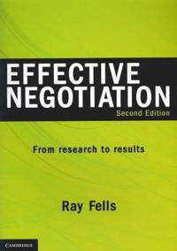 Effective Negotiation