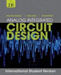 Analog Integrated Circuit Design, 2nd Edition International Student Version
