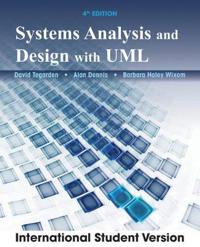 Systems Analysis and Design with UML, 4th Edition International Student Ver