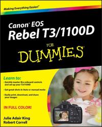 Canon EOS Rebel T3/1100D for Dummies