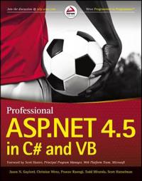 Professional ASP.NET 4.5 in Cand VB
