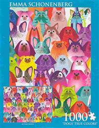 1,000 PC Puzzle - Dogs' True Colors