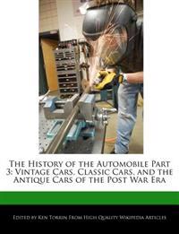 THE HISTORY OF THE AUTOMOBILE PART 3: VI