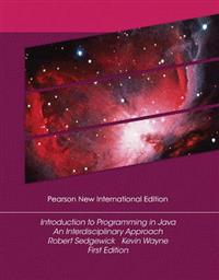 Introduction to Programming in Java: Pearson New International Edition