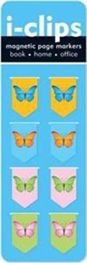 Iclip Magnetic Bookmark Butterflies