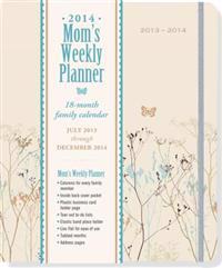 Butterflies Mom's Weekly 2014 Planner 18-Month Family Calendar