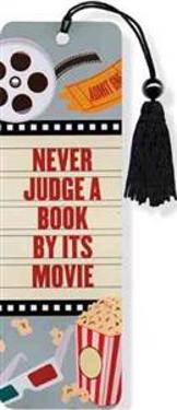 Beaded Bookmark Never Judge a Book by Its Movie