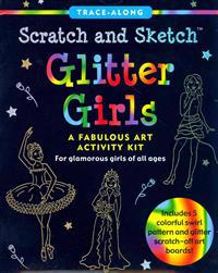 Glitter Girls Scratch & Sketch Kit