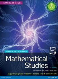 Pearson Baccalaureate Mathematical Studies Print and Ebook Bundle for the IB Diploma