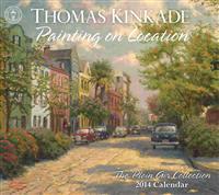 Kinkade Painting on Location (Plein Air) 2014 Deluxe Calendar