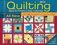 Quilting Block & Pattern-a-day 2014 Activity Box Calendar