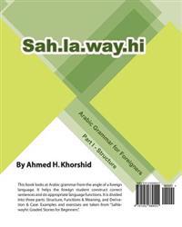 Sahlawayhi Arabic Grammar for Foreigners Part I: Structure