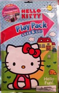 Hello Kitty Play Pack Grab & Go! [With 24-Page Coloring Book and Sticker(s) and Poster and Crayons and Stencils]