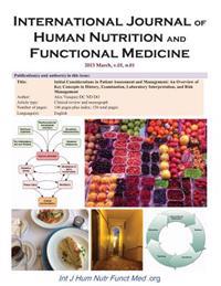International Journal of Human Nutrition and Functional Medicine: 2013 March