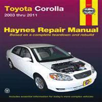 Haynes Toyota Corolla 2003 Through 2011