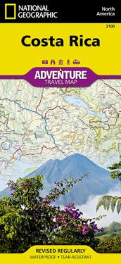 National Geographic Adventure Map Costa Rica