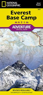 National Geographic Adventure Map Everest Base Camp, Nepal