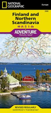 National Geographic Adventure Map Finland and Northern Scandinavia