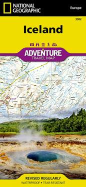 National Geographic Adventure Map Iceland
